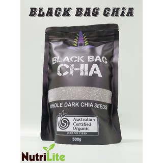 Hạt chia đen úc - black bag chia seed 500gram
