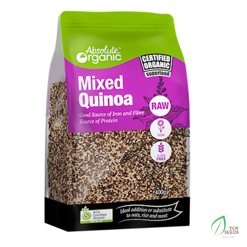 Hạt Diêm Mạch Quinoa Mix Absolute Organic Úc 400gram