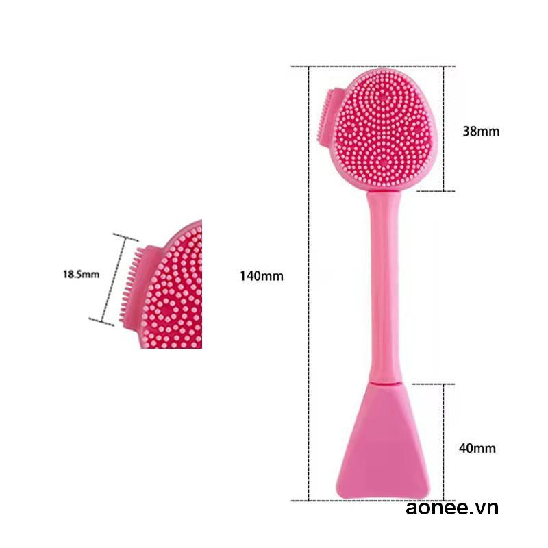 ✨✨Cọ Silicone Hai Đầu Dùng Để Vệ Sinh Mặt Nạ Tiện Dụng