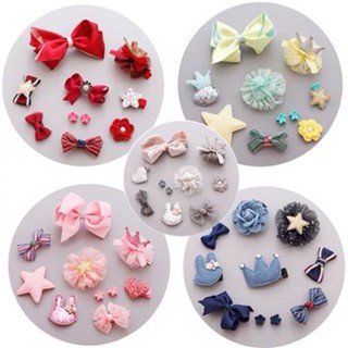 SET 10 KẸP TÓC CHO BÉ NHIỀU MÀU - KHAHANHCM