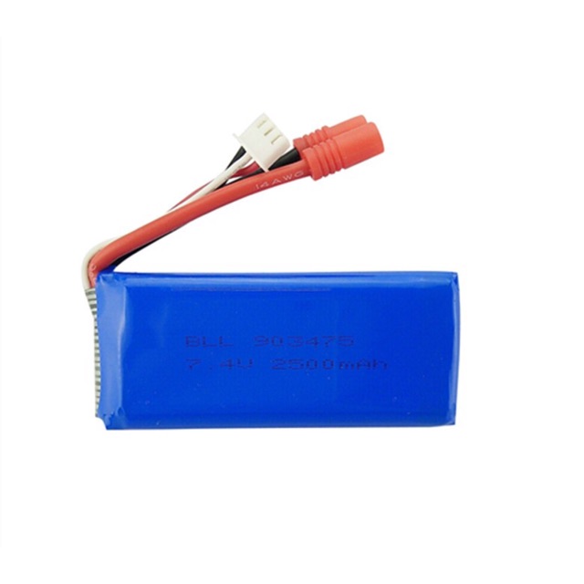 Pin lipo 7.4 2500mah cho flycam hoặc xe