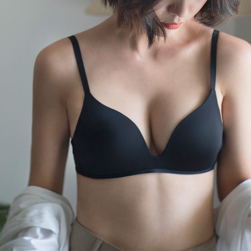 Áo Ngực Không Gọng Không Đường May Thoáng Khí Phong Cách Hàn Quốc Cho Nữ