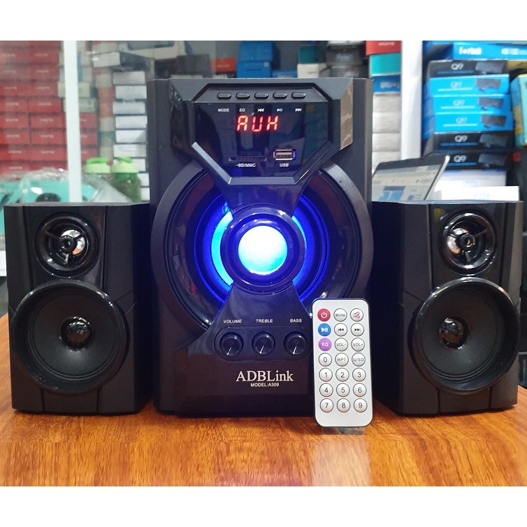 Loa Vi Tính 2.1 ADBLink A309 ( Bluetooth - FM , Thẻ Nhớ , Usb )