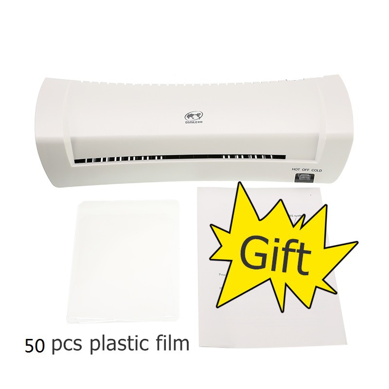 【Có hàng sẵn】Combo Osmile SL200 Máy Ép+Màng Ép A4 50 Tờ Máy Ép Màng Plastic Media