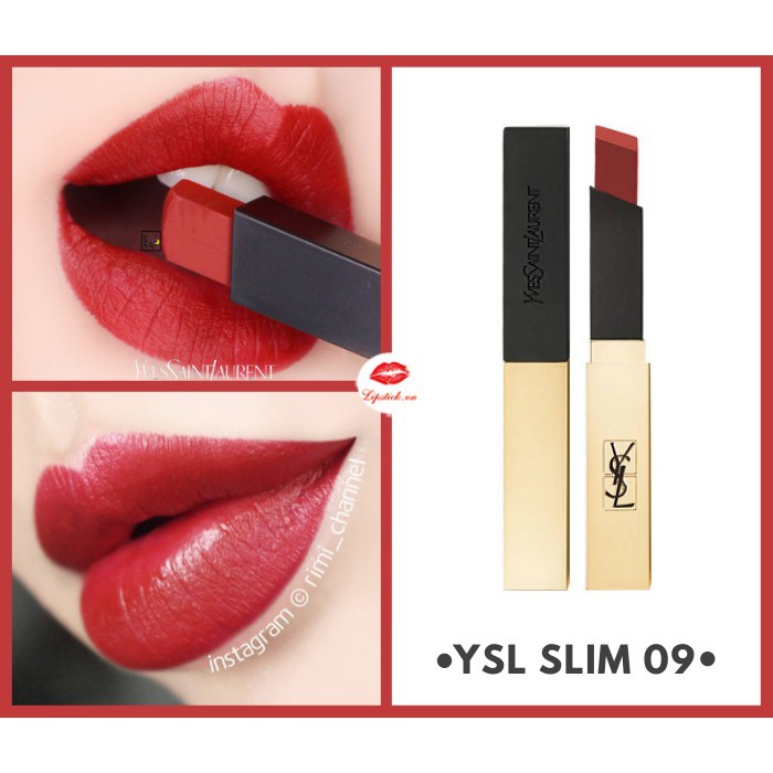 [Chính Hãng] Son YSL Rouge Pur Couture The Slim 09