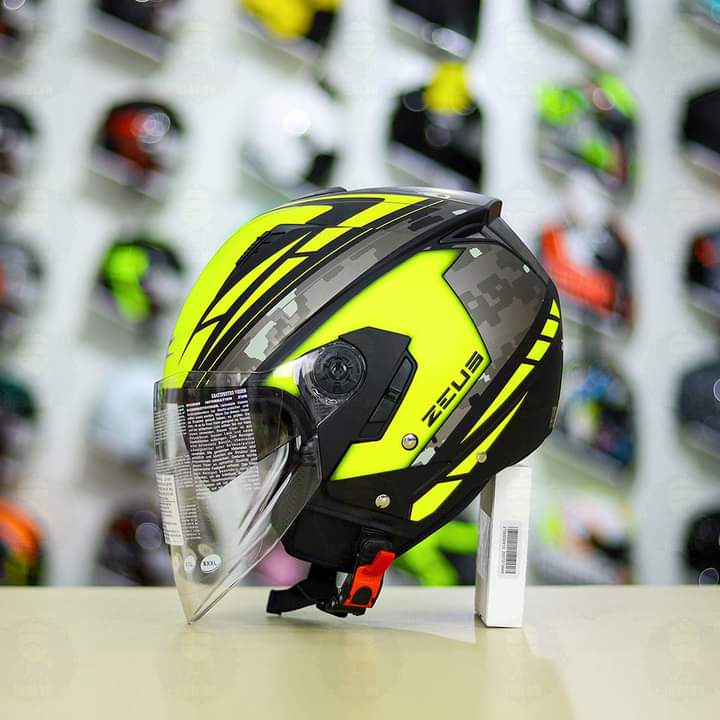Nón bảo hiểm 3/4 2 kính Zeus 205 ( POC HELMETS VIỆT NAM )