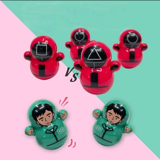 Lật đật Squid Game đồ chơi vui nhộn, đồ chơi lật đật mini cho bé