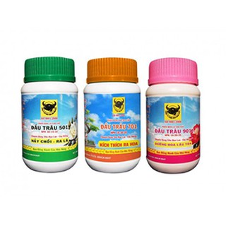 Bộ 3 phân bón lá đầu trâu 501,701,901 100g