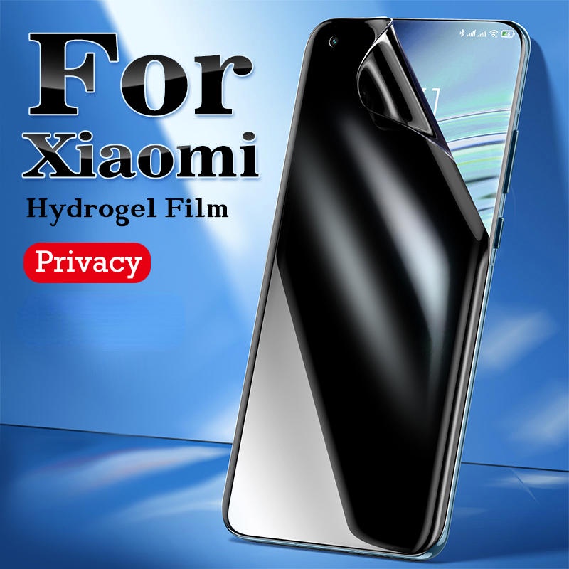 Kính Cường Lực Hydrogel Mềm Chống Nhìn Trộm Cho Xiaomi Mi 12 11 10 CC9 9 Pro 11 10 Lite Mi 12X 11 Ultra 10S CC9E 9SE