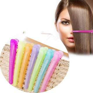 Combo 10 kẹp tóc mỏ vịt nhựa trơn