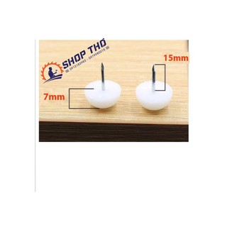 Đinh mũ nhựa đóng chân tủ KT: 19x7x15mm ( 100 cái)