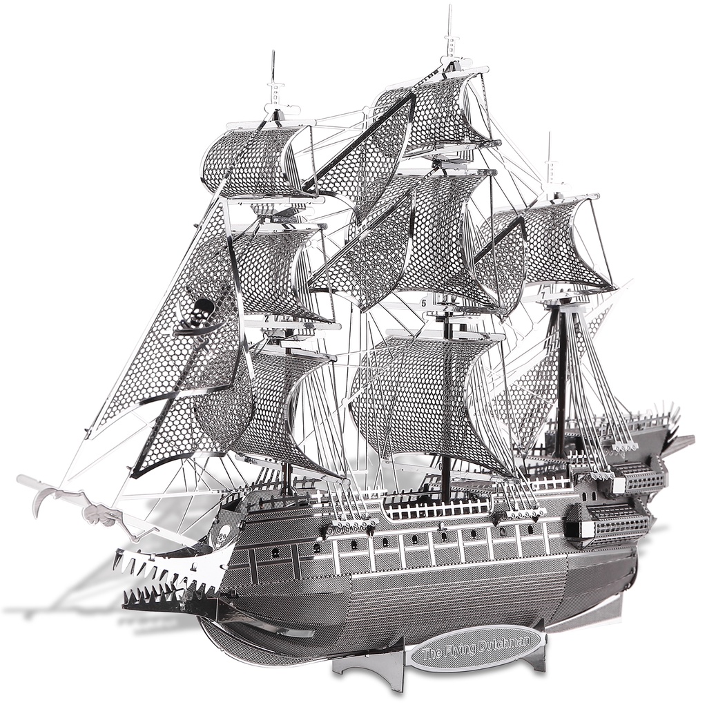 Mô Hình Lắp Ráp Tàu Cướp Biển Hà Lan 3D Bằng Kim Loại