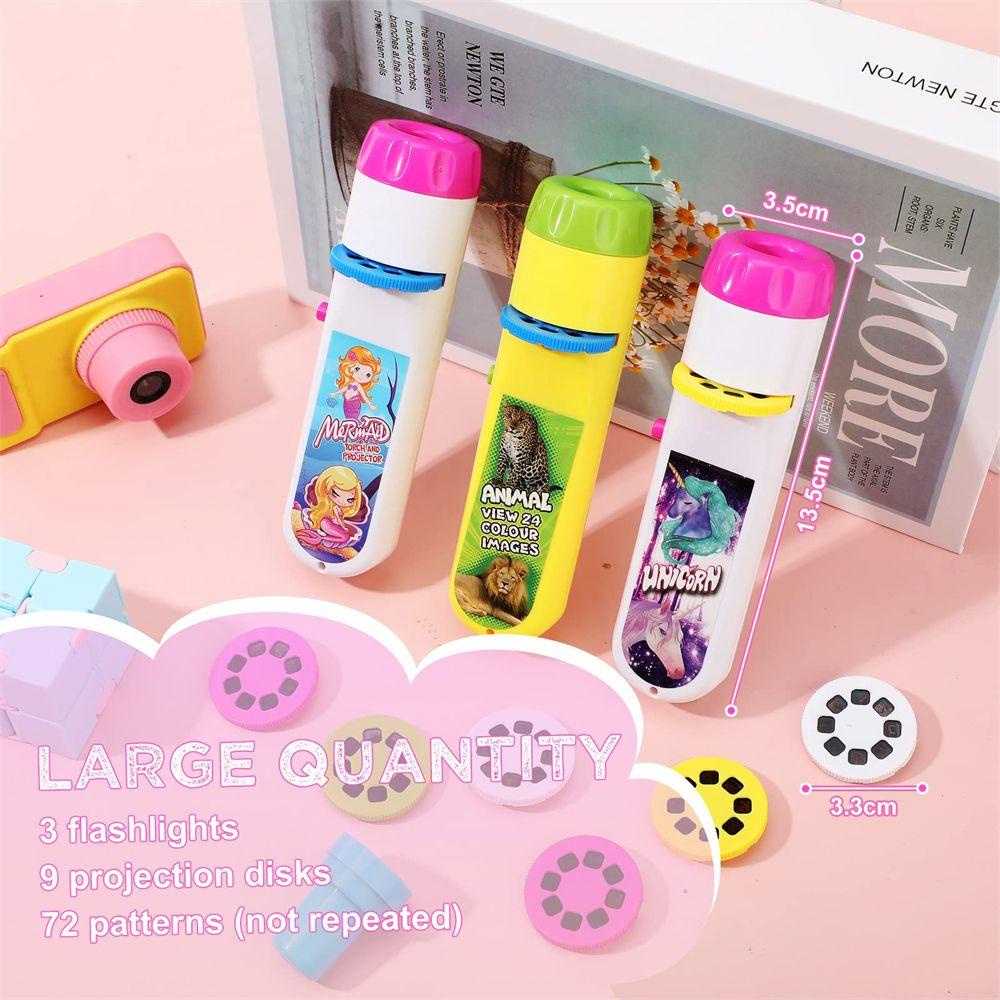 Đèn Pin Chiếu Hình Hoạt Hình Vui Nhộn Dành Cho Bé