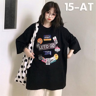 Áo thun form rộng Let'd Go
