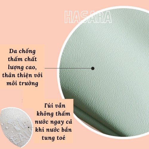 Túi đựng mỹ phẩm du lịch, đồ trang điểm cá nhân, skincare, make up BEAUTY trong suốt chống nước - Hasara