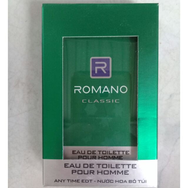 NƯỚC HOA BỎ TÚI ROMANO 18ML