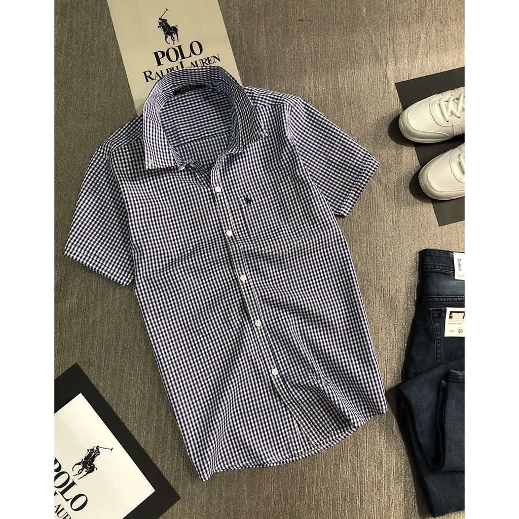 Áo sơ mi nam tay ngắn sọc polo hàng thời trang Hàn Quốc - Thời trang Havis ASM047