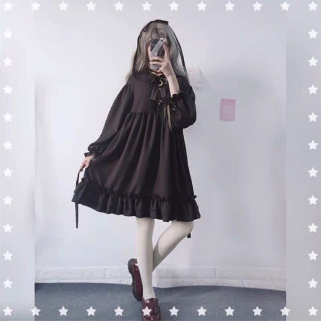 [có sẵn] Đầm / Váy Babydoll Casual Lolita OP
