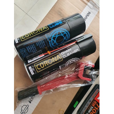 Rửa Sên Xích + Dưỡng Xích Chính Hãng X1R + Chổi Cọ 3 chiều Cho Các Dòng Xe Máy