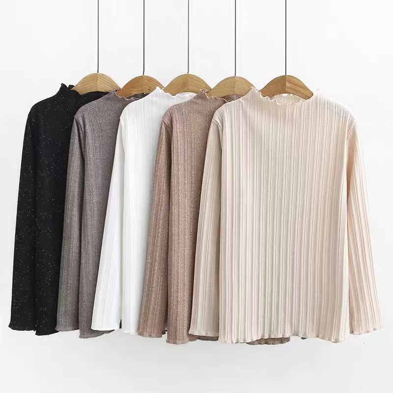 Áo len nữ CỔ BÈO dáng suông giữ nhiệt tốt len mềm mịn không bai xù