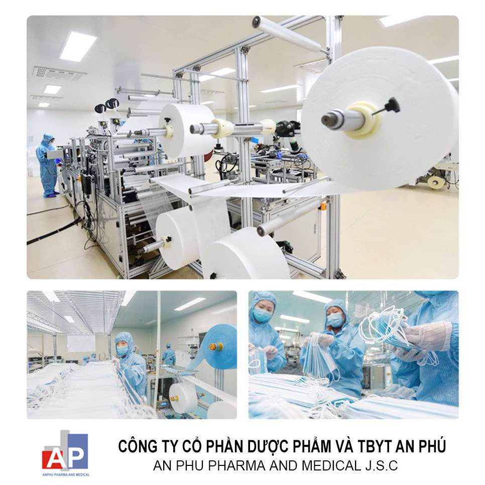 Khẩu Trang Y Tế 4 Lớp Có LOGO,Hộp 50 Chiếc Kháng Khuẩn,Lọc Khói Bụi Độc Hại , hàng nhà máy bán trực tiếp . | BigBuy360 - bigbuy360.vn