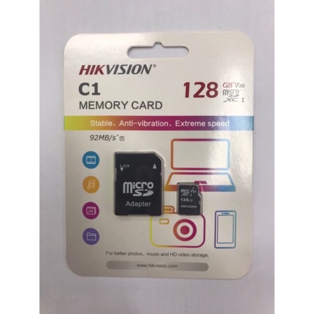 Thẻ nhớ hikvision 128Gb - hàng chính hãng