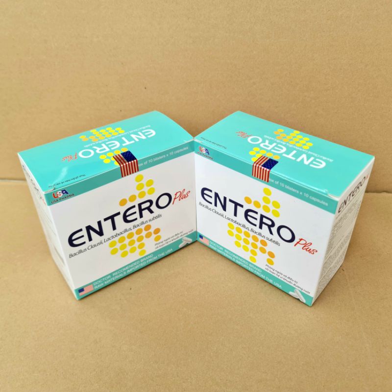 Viên uống ENTERO PLUS  - giúp cân bằng hệ vi sinh đường ruột, rối loạn tiêu hóa