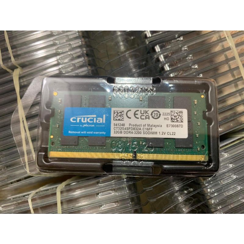 RAM Laptop DDR4 Crucial 3200Mhz - 32GB - Bảo hành 36 tháng