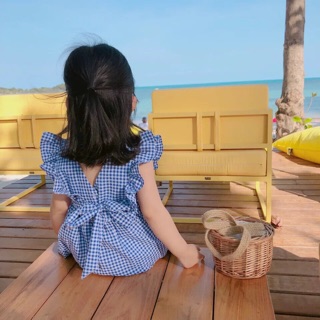 Váy thắt nơ kute cho bé gái