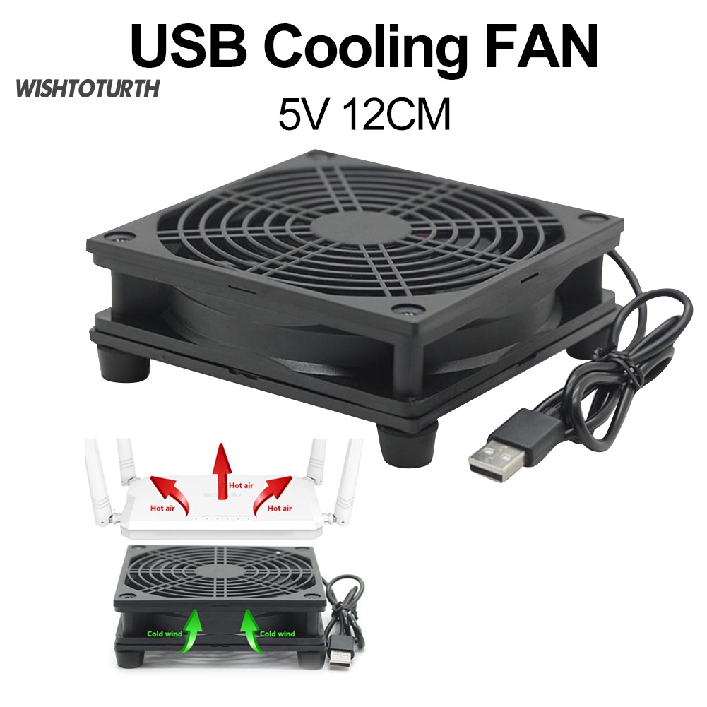 Phụ Kiện Cho Máy Hút Bụi WT WT| Bộ Định Tuyến Tản Nhiệt Hộp TV 12cm 5V USB