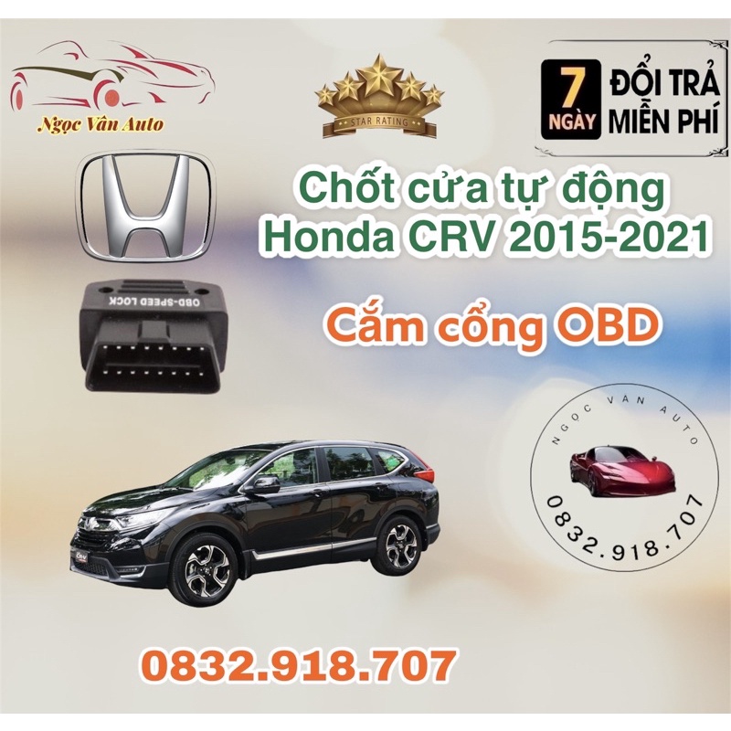 Chốt cửa tự động CRV 2015 - 2021 cắm cổng OBD