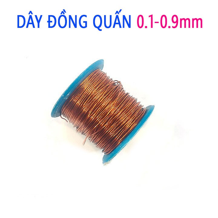 Dây đồng quấn biến áp, dây đồng quấn motor 0.1 - 1.0mm