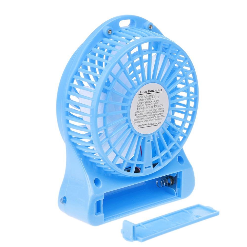 Quạt mini cầm tay có đèn LED