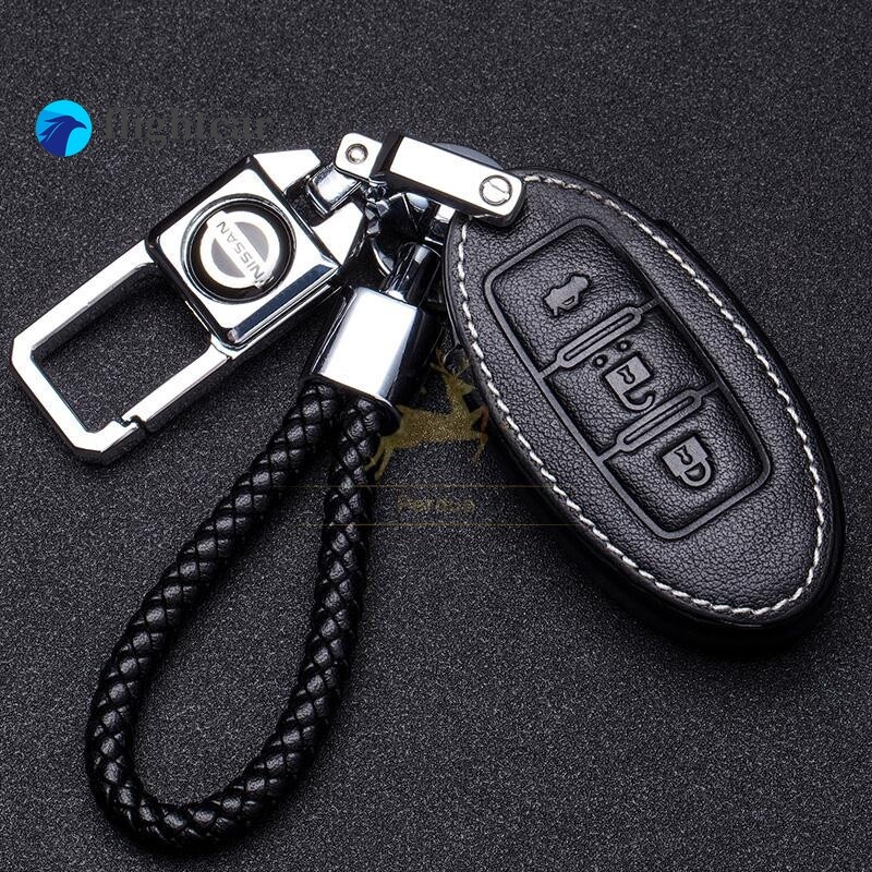 Vỏ Da Bảo Vệ Chìa Khóa Điều Khiển Từ Xa Cho Xe Hơi Nissan Almera Navara X-Trail Livina Sylphy