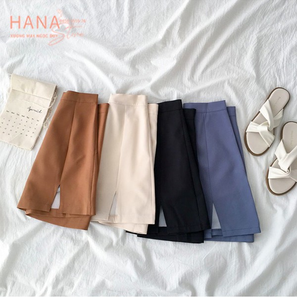 Chân váy chữ a ngắn xẻ tà đùi trước công sở có quần lót trong khóa sườn - Dáng ôm cá tính - Vảy dày mặc đi biển ở nhà | BigBuy360 - bigbuy360.vn