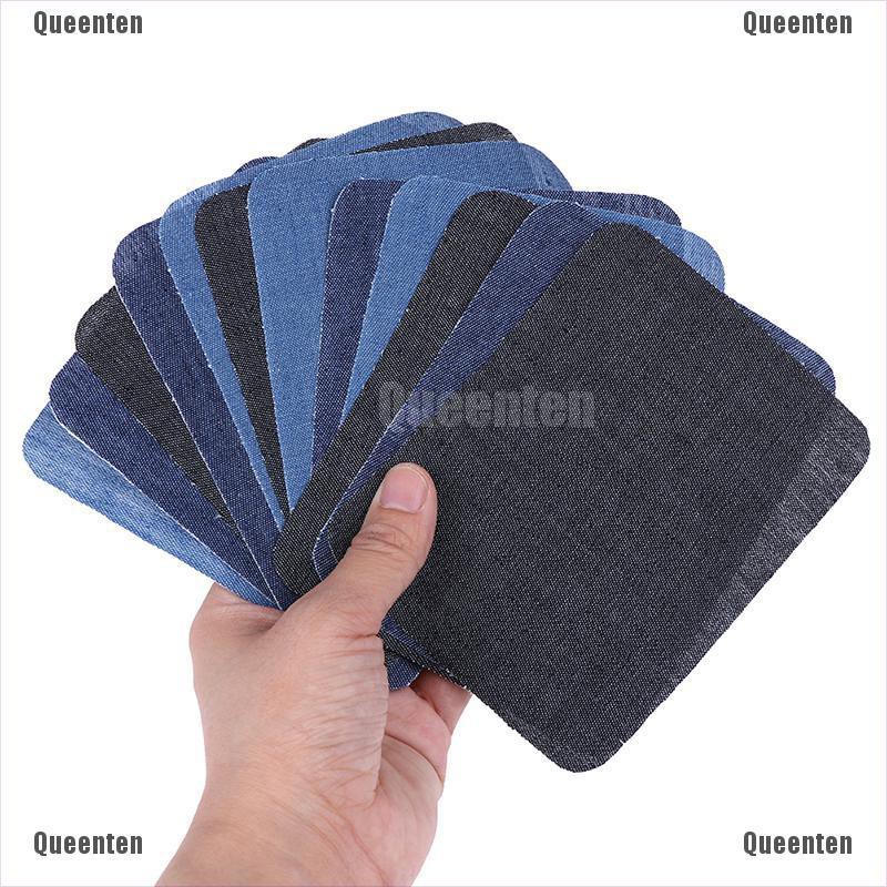 Set 12 miếng vá quần jean cho khuỷu tay tiện lợi dễ sử dụng