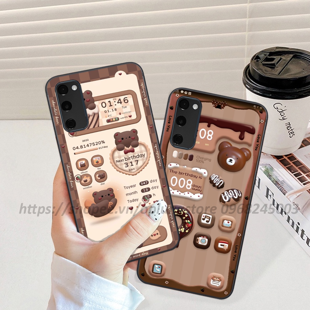 Ốp lưng Samsung S20 FE / M51 / M52 5G in hình 3D gấu,thỏ cute dễ thương