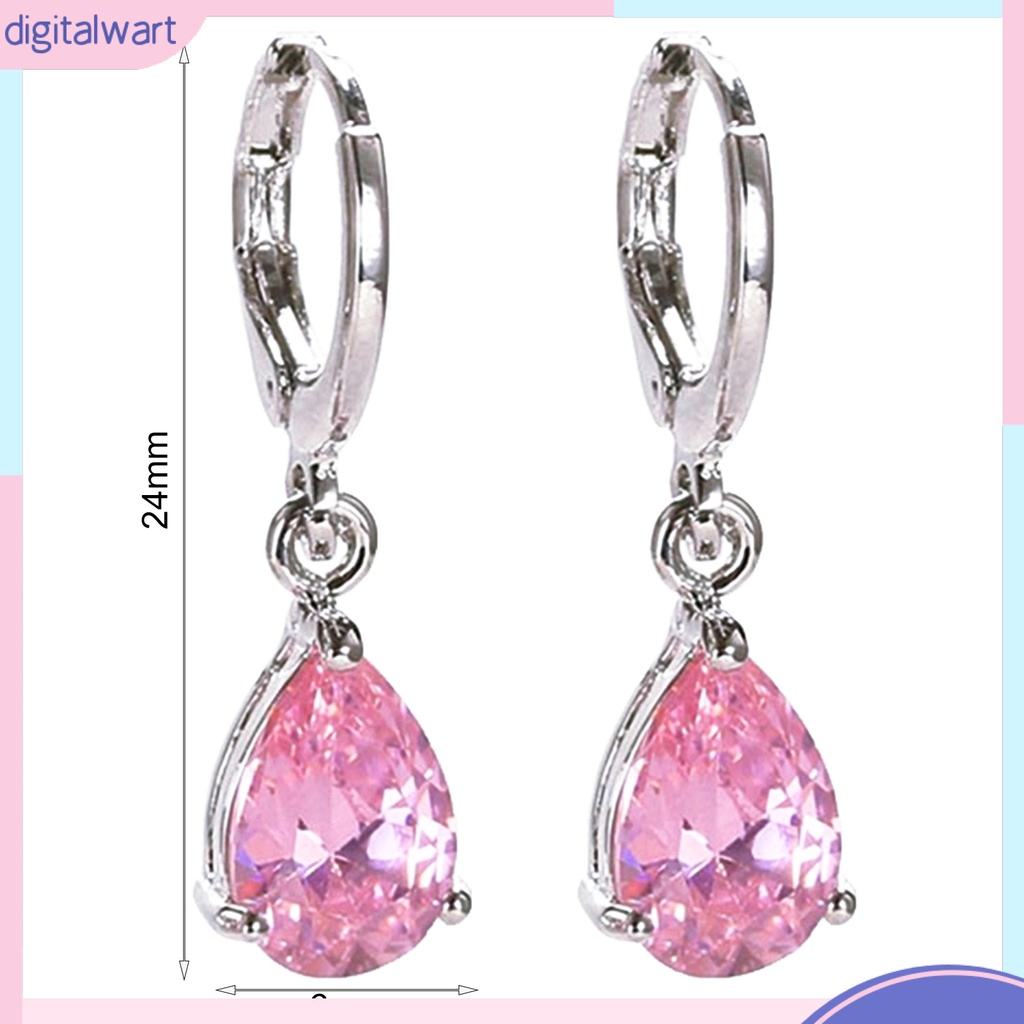 Bông Tai Hình Giọt Nước Chất Liệu Thân Thiện Với Da Thiết Kế Đơn Giản Thanh Lịch