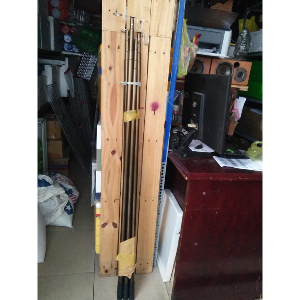 Sào chim đa năng, sào rút bằng nhôm 4,6 m với 6 mét