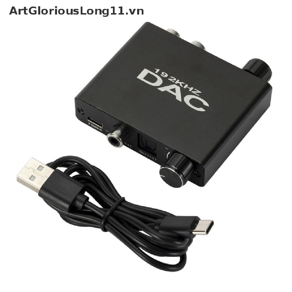 【ArtGloriousLong】 192KHz DAC Digital to Analog Audio Converter for PS3 PS4 DVD Home Cinema VN