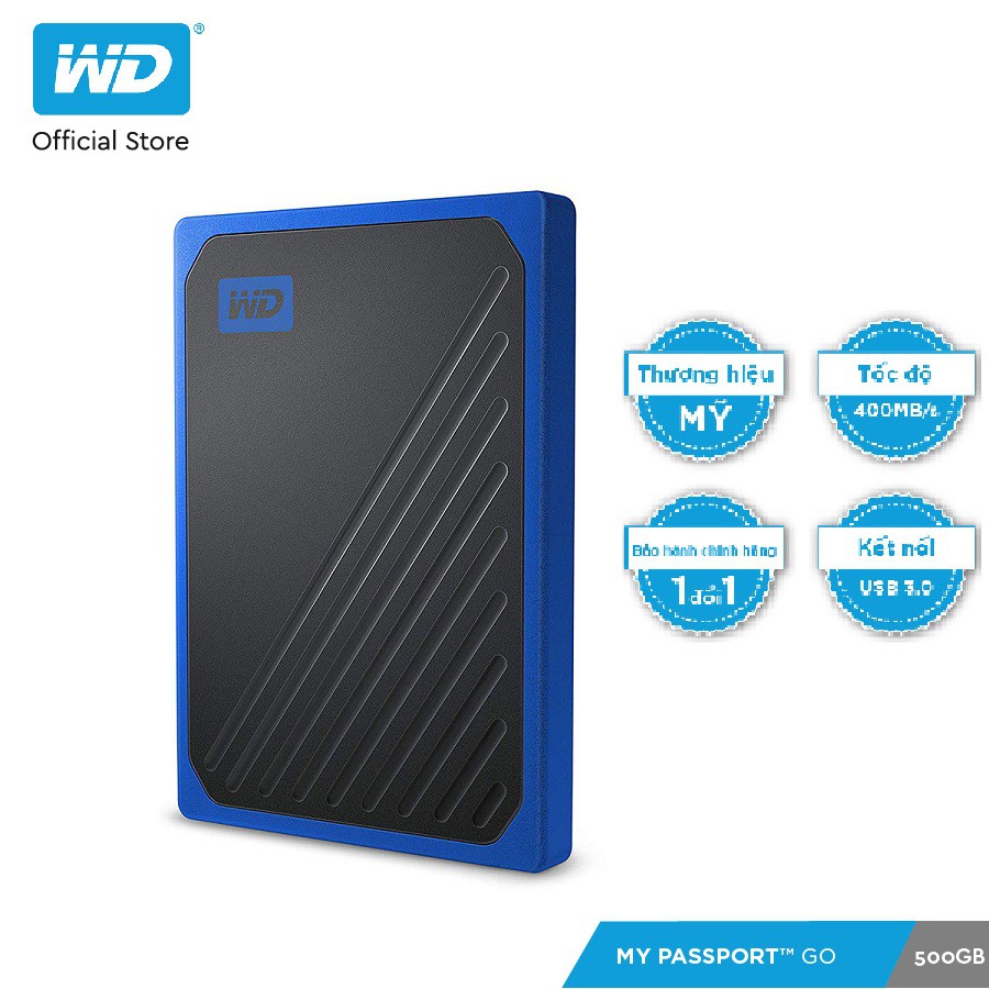 Ổ cứng WD My Passport Go 500GB | BigBuy360 - bigbuy360.vn
