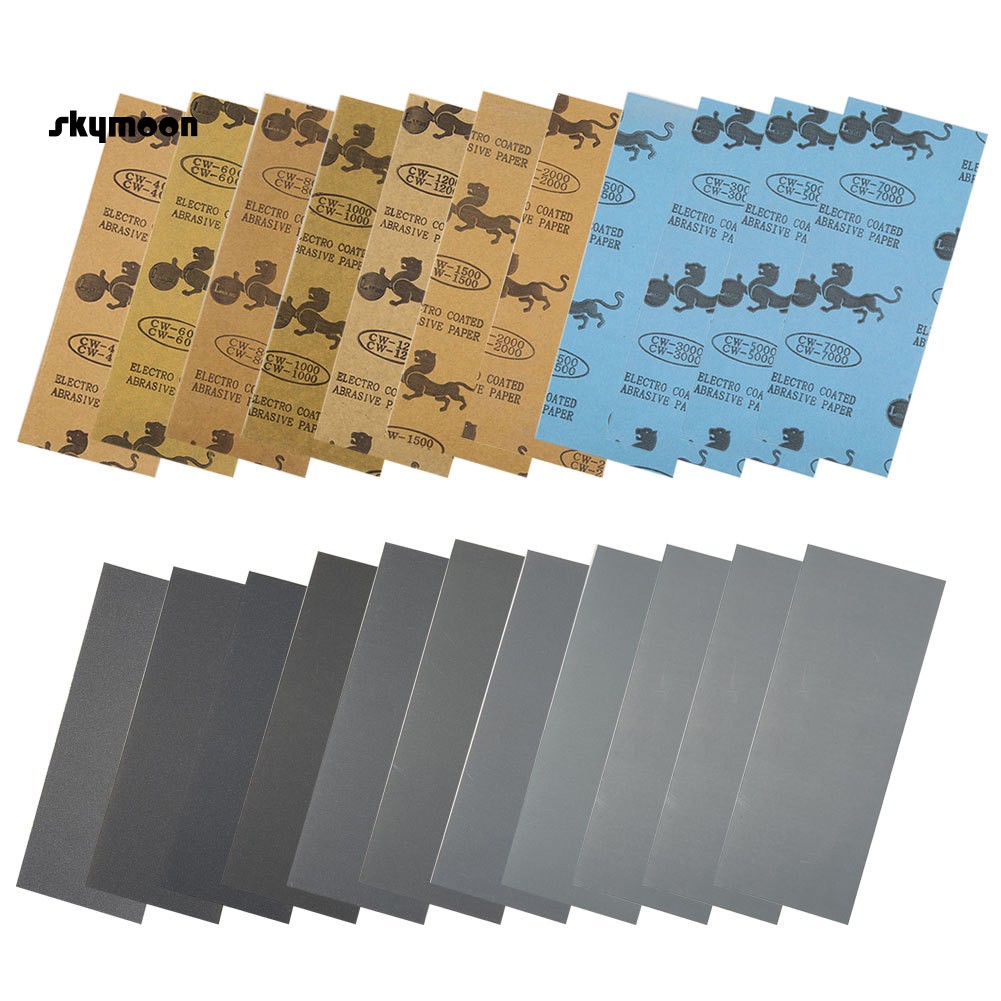 Giấy nhám 400/600/800/1000/1200/1500/2000/2500 chà mài đánh bóng chuyên dụng