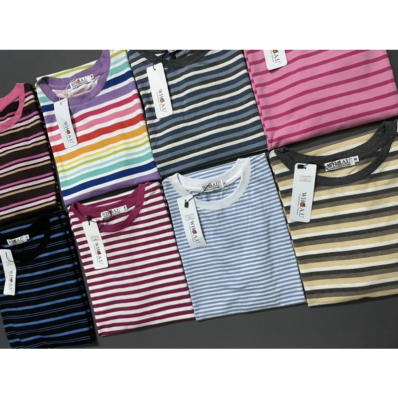 ÁO THUN SỌC TAY NGẮN