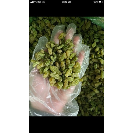 Nho xanh khô loại đẹp 1kg