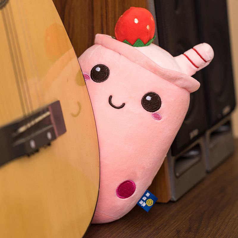 12-25cm bubble tea plush toy stuffed milk tea doll boba fruit tea cup pillow cushion kids toys birthday gift