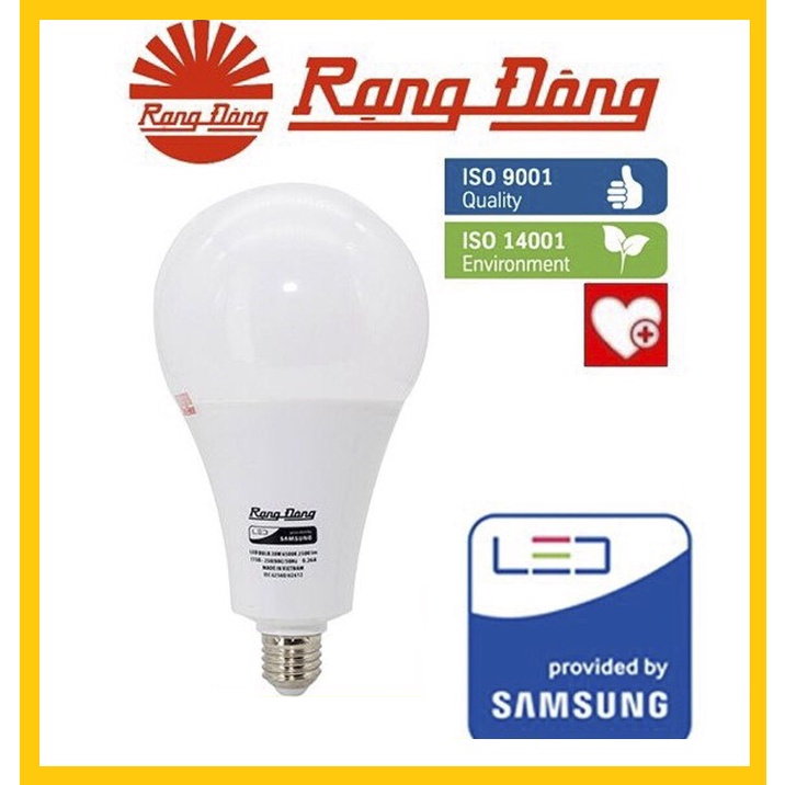 Bóng đèn LED BULB 12W,15W, 20W, 30W Rạng Đông, Chip LED SAMSUNG