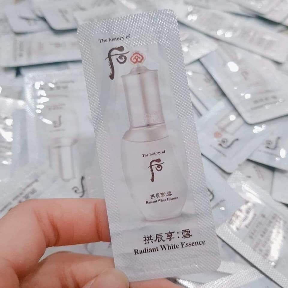 Gói Tinh Chất Trắng Da Đông Y Whoo Gongjinhyang Whoo Radiant White Essence 1ml