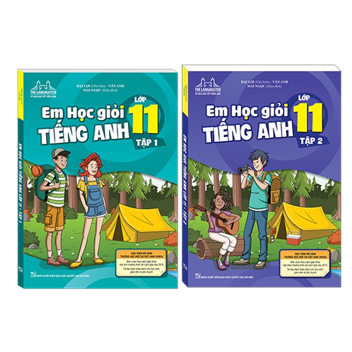 Sách - Combo 2c Em học giỏi tiếng Anh lớp 11(T1+T2)