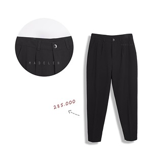 [Madelen] Quần Baggy Đen Basic