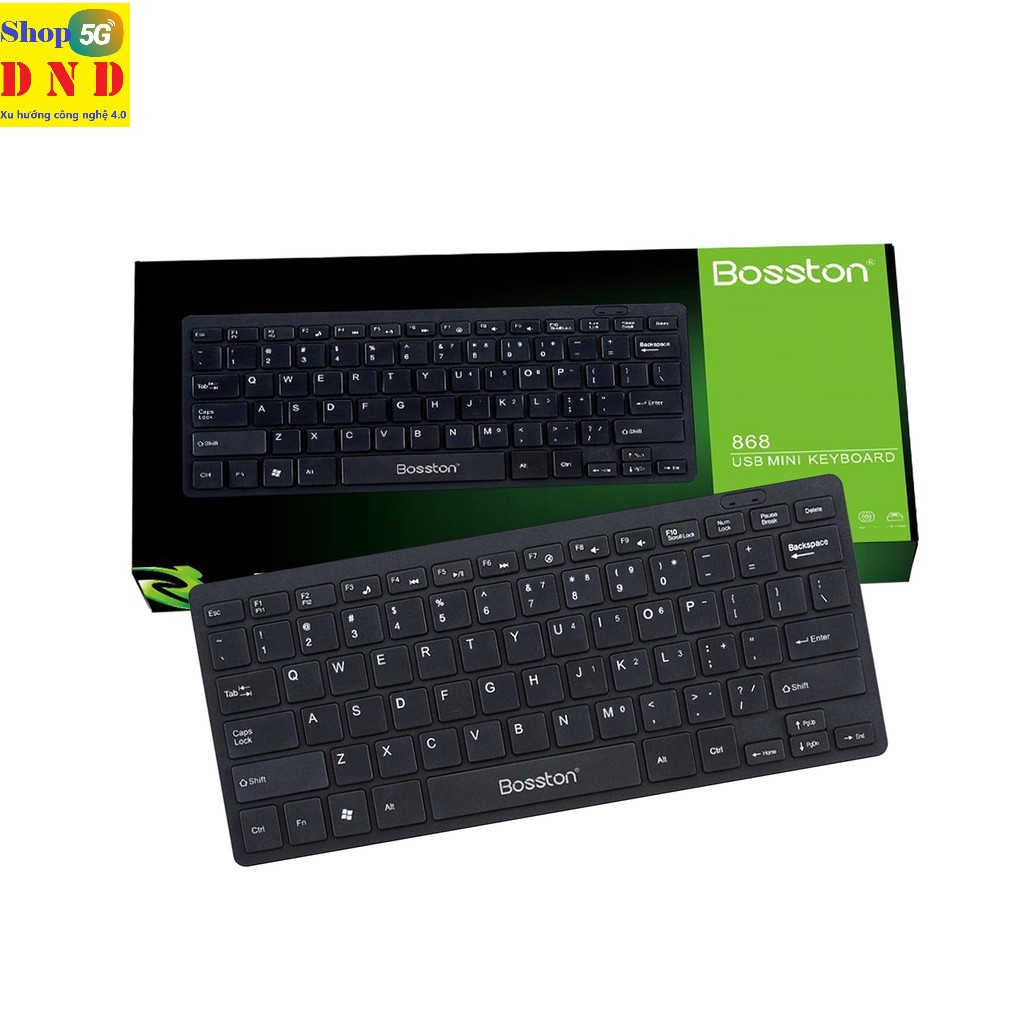 [ GIÁ TỐT ] ●BÀN PHÍM ● KEYBOARD BOSTON MINI 868 USB có dây